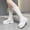 Beige, variant on Womens Winter Boots,Side Zip Lace Up Platform Round Toe Mid Heel Mid Calf Boots Versatile Comfortable Boots