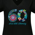 thumbnail image 4 of Inktastic Blooming 60th Birthday Women's Plus Size V-Neck T-Shirt, 4 of 5