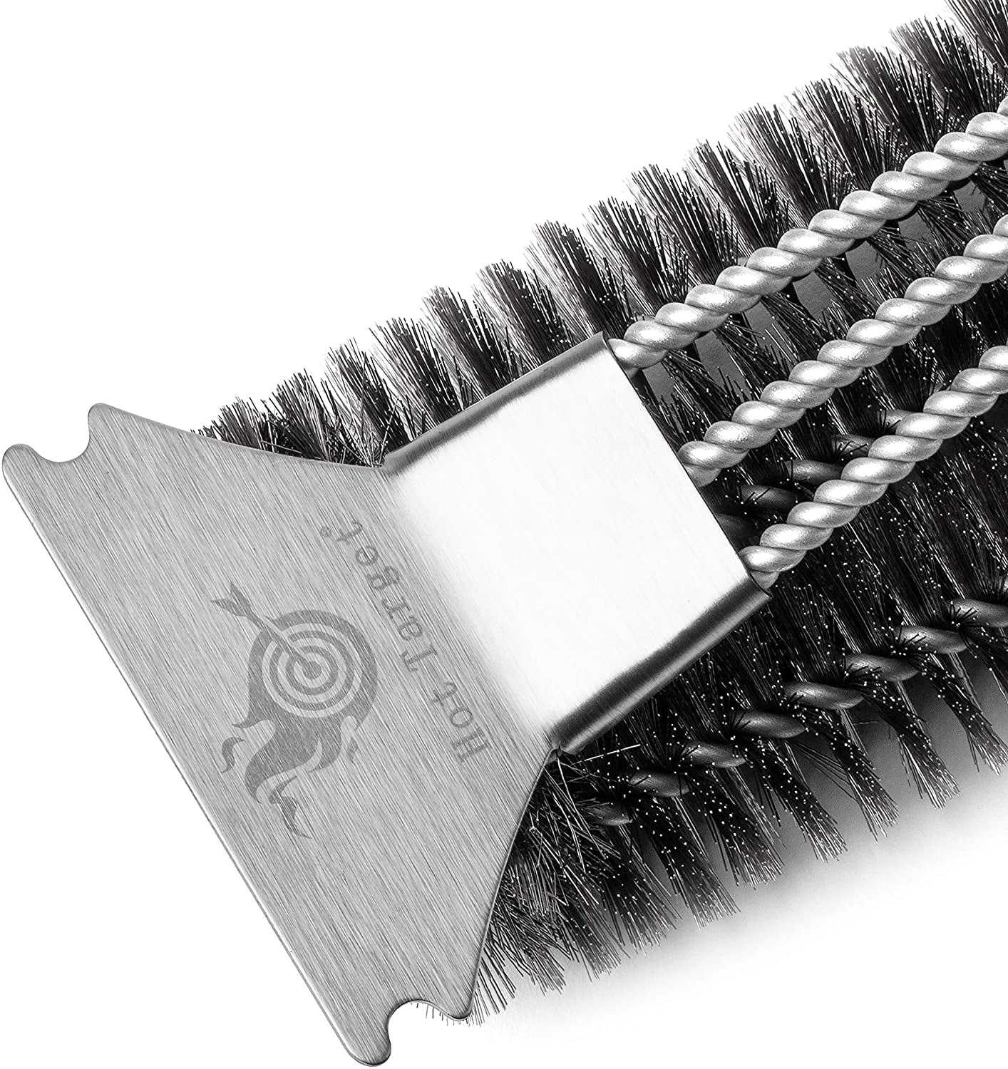 GrillPro 18.3 In. Steel Coil Spring Grill Cleaning Brush with Replacement  Head - McCabe Do it Center