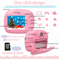 thumbnail image 2 of QINIUXO Instant Print Camera,HD Digital Camera,Pink Camera,Christmas Gift, 2 of 8