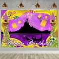 thumbnail image 3 of Princess Happy Birthday Photography Backdrop with 18 pcs Ballons, 5x3ft Long Hair Princess Background Photo Booth Banner Props for Kids Birthday Baby Shower Party Decorations Supplies, 3 of 7