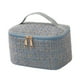 thumbnail image 1 of Bolsa de maquillaje con cremallera, estuche grande para cosméticos para mujeres y niñas, bolsa portátil multifunción, bolsa de viaje para baño, bolsa Azul, 1 of 8