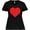 AB-Black, variant on Inktastic Red Heart Women's Plus Size T-Shirt