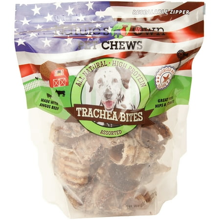 Best Buy Bones-Usa Trachea Bites Natural Dog Treat- Beef 8 (Best Beef In The Usa)