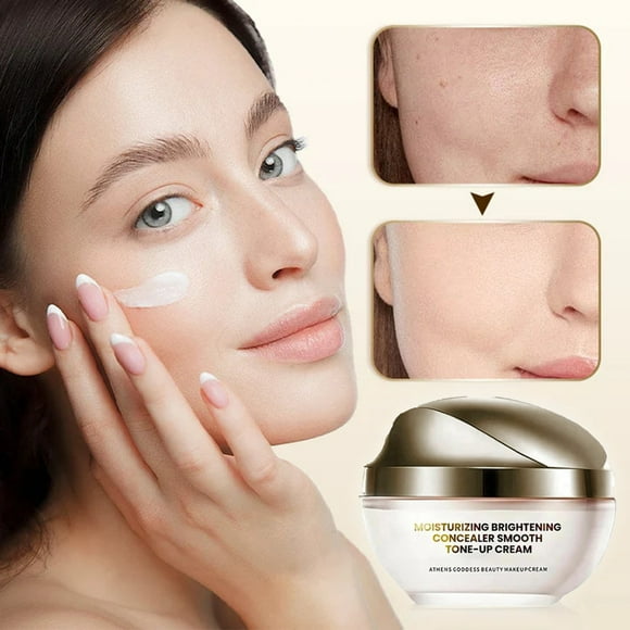 SIfdSeng Pure Face Lazy Person Beautifying Moisturizing Concealer Foundation Make up Makeup Skin Tone Foundation Colour Changing