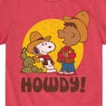 thumbnail image 3 of Peanuts - Franklin And Snoopy Howdy - Toddler & Youth Short Sleeve Graphic T-Shirt, 3 of 6