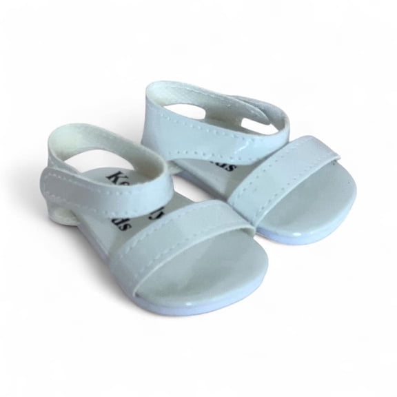 MBD® 18 Inch Doll White Sandals- Fits 18 Inch Dolls