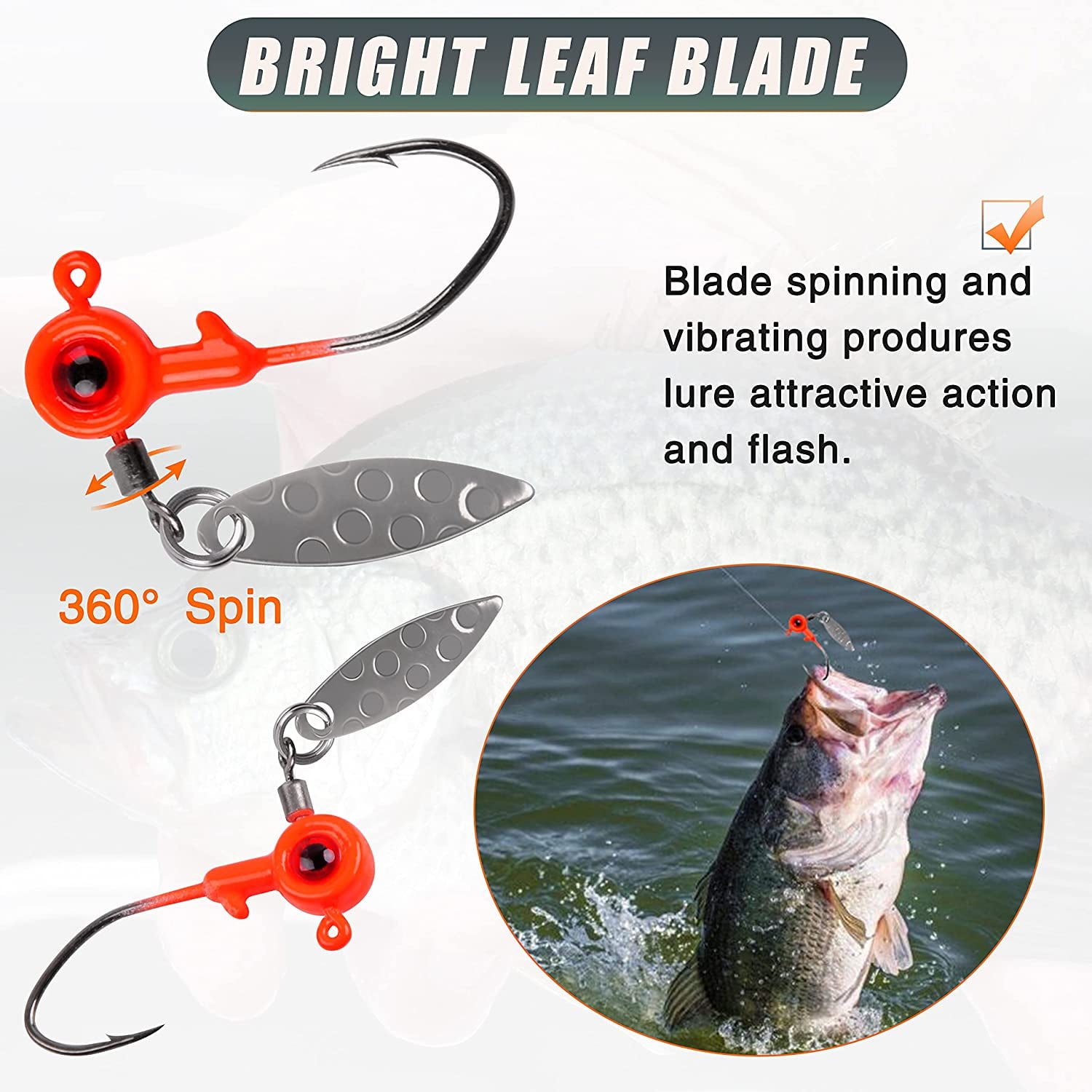 Deluxe Inline Spinner 3d Printed Fishing Lures 9g, 3 D Rotate Blade,  Lifelike Jigs With Laser Bait From Viblure, $1.03