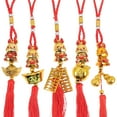 thumbnail image 1 of 5pcs Chinese Style Hanging Rabbit Decor New Year Car Ornament Festival Pendant, 1 of 9
