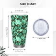 thumbnail image 4 of Salouo Sea Turtle Print 20oz Tumbler with Lid,Stainless Steel Vacuum Insulated Tumbler Durable Insulated Coffee Mug Thermal Cup with Splash Proof Sliding Lid-Without Straw, 4 of 8