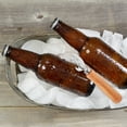 thumbnail image 3 of Abridor de botellas de vino de acero inoxidable de 2 piezas, abridor de cerveza con mango de madera, abridor de botellas de vino para fiestas., 3 of 7