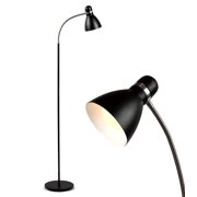 Brightech Avery 63 in. Black LED Modern Contemporary Floor Lamp With Dimmable Light