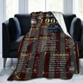 thumbnail image 4 of 60th Birthday Gifts for Men,1963 Birthday Gifts for Men,60th Birthday Blanket for Men,60th Anniversary Blanket,60th Wedding, Back in 1963 Blankets Gold 60x50, 4 of 6