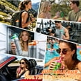 thumbnail image 4 of Tapas para latas de refresco yathindy, paquete de 8, silicona sin BPA, con pajillas, 4 of 7
