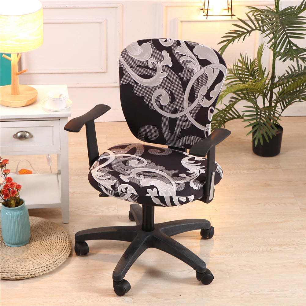 Spandex Home Office Computer Chair Cover Stretchable Rotate Swivel Chair Covers 
