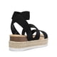 thumbnail image 3 of Sandalia DREAM PAIRS Alpargata Plataforma Cuña Negra Talle 9, 3 of 7