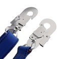 thumbnail image 2 of Cordón de escalada, cordón de seguridad ajustable que no absorbe los golpes de 3.9 pies a 6.23 pies Cordones de sujeción para cinturón de escalada de árboles al aire libre con grandes gancho, 2 of 5
