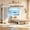 WHite & Gray, variant on Twin over Twin L Bunk bed with 3 Tier Bookshelves and Hall Tree, Double Twin Metal Loft bed with Built-in Charger and 5 Drawers, Space Saving Furniture White
