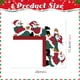thumbnail image 3 of Santa Claus Wapiti Wooden Door Corner Sticker Holiday Party Door Corner Decoration Sticker, 3 of 4