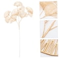 thumbnail image 6 of Toyvian 4Pcs Faux Ginkgo Stems Golden Artificial Leaves for Vase Decor, 6 of 8