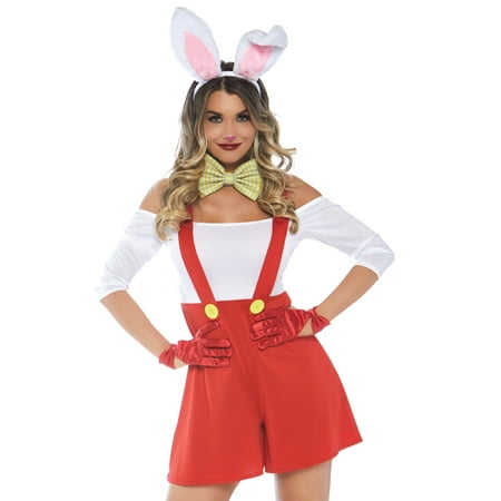 Leg Avenue Women's Darling Cartoon Bunny Halloween Costume