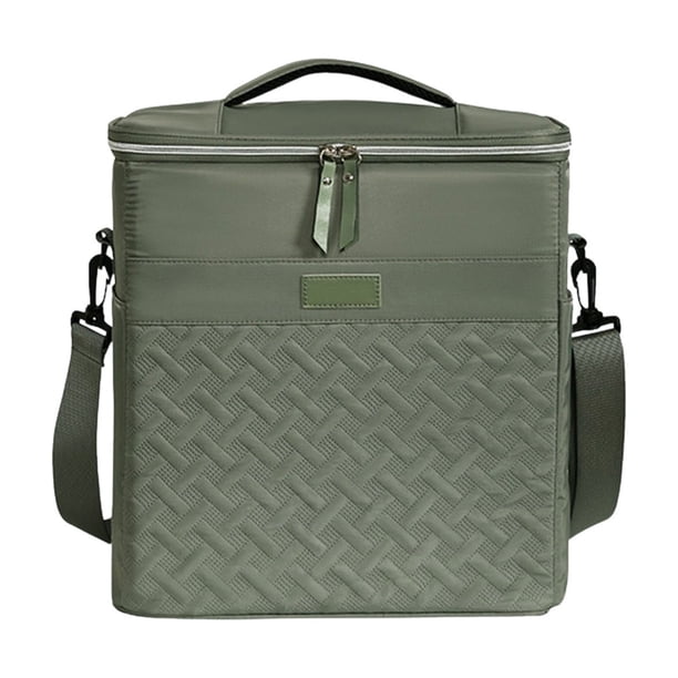 Bolsas térmicas para el almuerzo con correas para el hombro para mujeres y hombres, reutilizables, a prueba de fugas, para el trabajo, la escuela, el picnic y la playa.