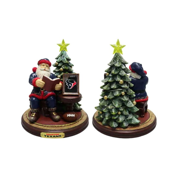 The Memory Company Houston Texans Christmas Story Santa Figurine