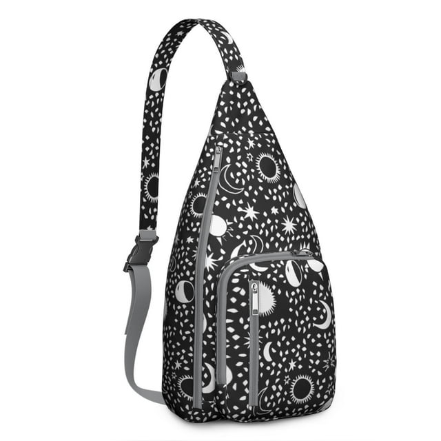 Astronomy Lover's Chest Bag - Star Constellation Pattern Shoulder Pack (Durable)