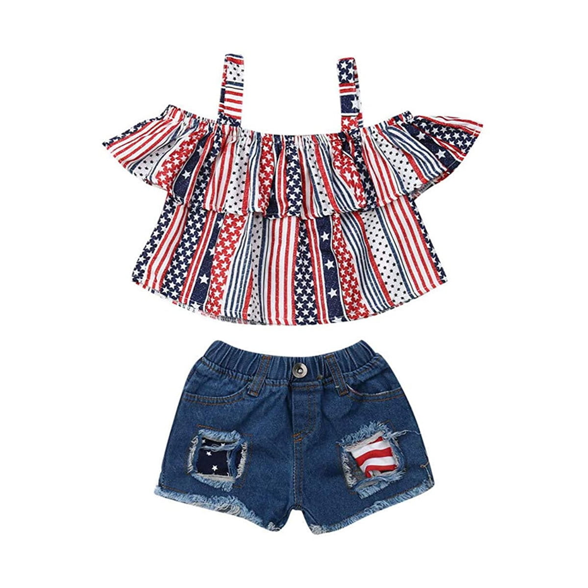 denim baby girl clothes