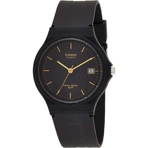 Casio Men’s Black Dial Resin Strap Watch - MW-59-1EVDF