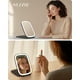 thumbnail image 5 of Espejo de viaje NEZZOE recargable con luz LED plegable de 19 cm, 5 of 6