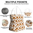 thumbnail image 3 of Halloween Simple Pumpkin Pattern Drawstring Lunch Bag Women - Drawstring Lunch Bag Insulated for Work Office - Stain-Resistant Large Lunchbags for Women with Multi-Pockets, 3 of 6
