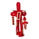 thumbnail image 2 of Colgante de nudo chino para decoración del Festival de Primavera, rojo con motivo de caballo, de tela. Estilo A, 2 of 9
