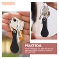 thumbnail image 2 of 6 pcs Shopping Trolley Tokens Stainless Steel Key Ring Shopping Cart Trolley Tokens, 2 of 9