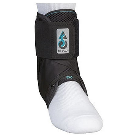 Malleoloc Ankle Brace - NEW MedSpec EVO Ankle Stabilizer Brace Black (Small)