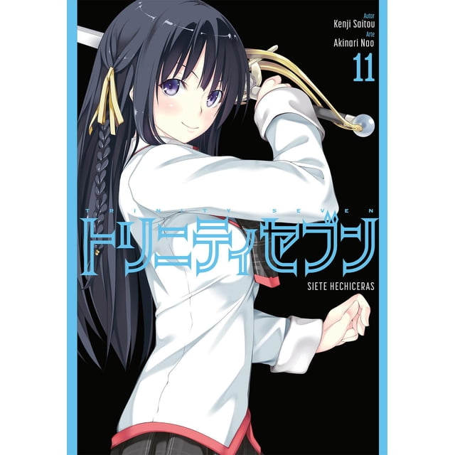 Trinity Seven 11 Kadokawa decimoprimer tomo de magia y acción