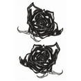 thumbnail image 2 of Tinsley Transfers Gothic Black Roses Temporary Tattoo, 2 of 2