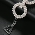 thumbnail image 4 of 1 Pair Women's Metal Rings Shoulder Chain Chain with Sparkling Rhinestones Bra Underwear Strap for Parties and Weddings, 4 of 8