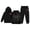 /c148Black606, variant on Child Boys Girls Hoodie Sweatshirts Long Sleeve Hooded Pullover And Sweatpants Tracksuit Bowknot Graphic Print Two Piece Clothes Set Funny Party Top,Black,6-7 Years
