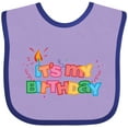 thumbnail image 3 of Inktastic It's My Birthday Letters Boys or Girls Baby Bib, 3 of 4