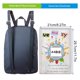 thumbnail image 5 of Mochila Escolar Con Estampado De Burbujas Y Arcoíris Con Correa Ajustable Para El Hombro, Mochila Para Niños, Mochila Impermeable De Poliéster Para Niñas Y Niños Speravity AP008087-02, 5 of 6