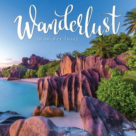 Wanderlust 2026 Mini Wall Calendar, (Paperback)
