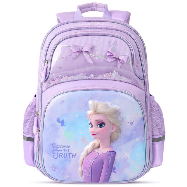 Disney Frozen Elsa Anna Olaf School Bag For Girls New 3d Cartoon Breathable Primary School Backpack Age 8 12 Grade 1 4 Mochila Other