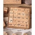 thumbnail image 1 of Juego de sellos de goma Sweetdeer Cute Emoji, 25 unidades, para manualidades, 1 of 6