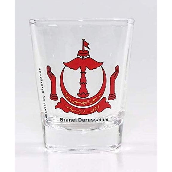 Brunei Darussalam Coat Of Arms Shot Glass