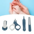 thumbnail image 4 of Newborn Nail Kit, Injury Prevention Refine Baby Nail Kit Safe Practical  For Indoor Blue, 4 of 8
