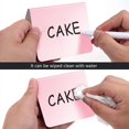 thumbnail image 5 of Mini Chalkboard Signs for Food, 3'' x 4'' Table Tent Food Labels, Reusable Party Buffet Tables Sign for Liquid Markers and Chalk, Plastic Message Board for Bakery, Wedding, 5 of 7