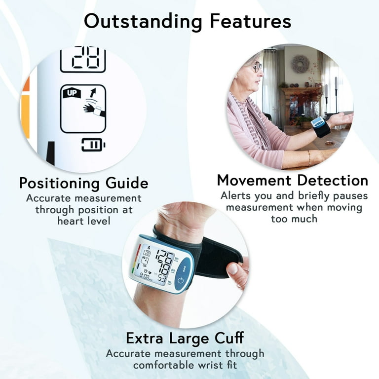 iProven Home Blood Pressure Monitor - Digital Blood Pressure Meter with  Upper Arm Cuff - Large Screen with