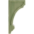 thumbnail image 3 of Ekena Millwork 4 3/4"W x 6"D x 12"H Diane Recessed Wood Vintage Decor Corbel, Restoration Green, 3 of 6