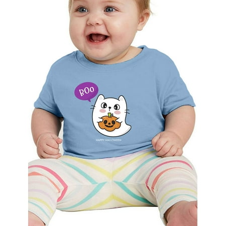 

Cute Ghost Kitten W Pumpkin T-Shirt Infant -Image by Shutterstock 24 Months